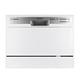 electriQ 6 Place Freestanding or Integrated Table Top Dishwasher - White