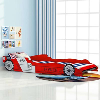 vidaXL Children's Race Car Bed 90x200 cm Red