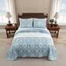 Tommy Bahama Home Tommy Bahama Turtle Cove Cotton Reversible Quilt Set Polyester/Polyfill in Green | Twin Quilt + 1 Standard Sham | Wayfair 208220