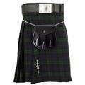 Black Watch Tartan Traditional Kilt Set with Kilts Sporran Belt Buckle Pin (36)