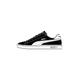 PUMA Unisex Smash V2 Low-Top Trainers, PUMA Black-PUMA White-PUMA Silver, 4 UK