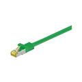 Goobay 91667 RJ45 Patchkabel CAT 6A S/FTP (PiMF) mit CAT 7 Rohkabel / 500 MHz Netzwerkkabel / Internetkabel RJ 45 Stecker / LAN Kabel / Grün 25m