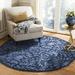 Blue 72 x 0.63 in Indoor Area Rug - Ophelia & Co. Kingsview Ikat Handmade Hooked Area Rug Polyester | 72 W x 0.63 D in | Wayfair