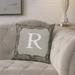 Ophelia & Co. Krahn Damask Monogram Throw Pillow Polyester/Polyfill blend | 18 H x 18 W x 1.5 D in | Wayfair E1ED9BE1DFB041579A06E9DE13370F45