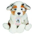 Teddy Hermann 91935 Dog Australian Shepherd Puppy 8,7"/22 cm, Soft Toy, Plush Toy, Special Edition "Favorite Dogs"