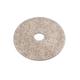 e-line Bodenpolster 03.01.12.0095 aus Polyester, 241,3 mm Durchmesser, Naturgrau, 5 Stück