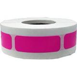 Hot Pink Rectangle Stickers 0.5 x 1.5 Inches in Size 500 Labels on a Roll