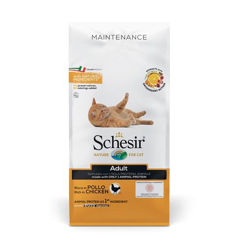 10kg Adult Maintenance mit Huhn Schesir Katzenfutter trocken