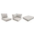TK Classics Miami 12 Piece Outdoor Cushion Set Acrylic in Gray/Brown | 6 H in | Wayfair CUSHIONS-MIAMI-07F-BEIGE