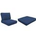 TK Classics Miami 10 Piece Outdoor Cushion Set Acrylic in Blue | 6 H in | Wayfair CUSHIONS-MIAMI-07B-NAVY