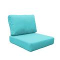 TK Classics Miami 4 Piece Outdoor Lounge Chair Cushion Set Acrylic in Green/Blue | 6 H in | Wayfair CUSHIONS-MIAMI-02A-ARUBA