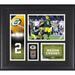 Mason Crosby Green Bay Packers Framed 15" x 17" Player Collage with a Piece of Game-Used Football