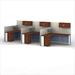 Bush Furniture Office-in-an-Hour L-Shaped Desk Workstation 3-units - OIAH006HC