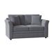 Braxton Culler Northfield 62" Flared Arm Loveseat w/ Reversible Cushions Cotton in Blue/Brown | 35 H x 62 W x 38 D in | Wayfair 550-019/0258-61