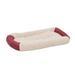 Tucker Murphy Pet™ Hudson Self Warming Bolster Polyester in Brown/Red | 2.25 H x 16 W x 9 D in | Wayfair 650261E976CB4C8AB2E8C7F8A8148FEF