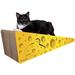 Tucker Murphy Pet™ Anton Giant Cheese Recycled Paper Scratching Board Cardboard in Yellow | Wayfair D77AA59A22A941A0BC30B89BEB93CEBC