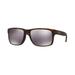 Oakley OO9102 Holbrook Sunglasses - Men's Matte Brown Tortoise Frame Prizm Black Lenses OO9102-9102F4-55