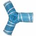 Tucker Murphy Pet™ 3" Lembo 3-Way Kitting-Go-Seek Interactive Collapsible Passage Kitty Cat Tree in Blue | 3 H x 25 W x 35 D in | Wayfair