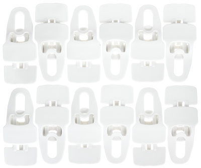 Holdon Midi Clip White 12pcs Pack