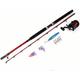 Matt Hayes Adventure - BOAT SEA Complete Fishing Rod And Multiplier Reel Set / Pre Loaded 30lb Red Line / 200g Pirk Lure Swivels / Ready Tied Rigs - 2 Piece Rod (30 to 40lbs Class) [99-8002/7967744]