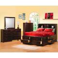 Red Barrel Studio® Aparajita 6 Drawer Chest Wood in Brown/Red | 50.5 H x 35.75 W x 16.75 D in | Wayfair 890D3C68FDF448559256172C6467D20F