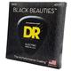 DR Strings Bass-Saiten Black Beauties, Bass-Seiten vernickelt, schwarz beschichtet, auf rundem Kern, BKB5-45 Med 5 String Bass (45-125)