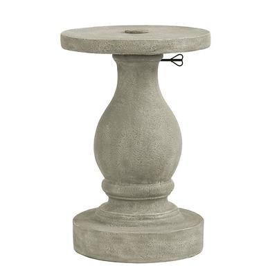 Baluster Patio Umbrella Stand - Antique Gray - Ballard Designs