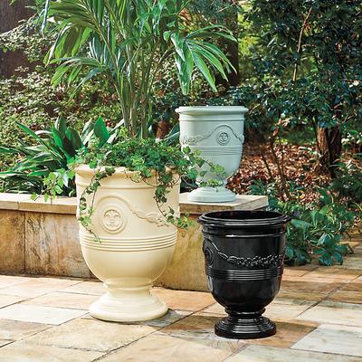 Toulon Planter - Black Medium - Ballard Designs