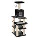 Tucker Murphy Pet™ 58" Mummert Multi Leveled Playground Cat Tree Manufactured Wood in Brown | 58 H x 26.5 W x 19.25 D in | Wayfair