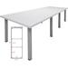 11' x 4' Post Leg Conference Table