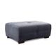 Cavadore Hocker Mavericco / XXL Sofahocker im modernen Design / Mikrofaser / Passend zu Big Sofa und Ecksofa Mavericco / 108 x 71 x 41 cm (BxHXT) / Mikrofaser Grau