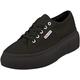 Superga Damen 2287-COTW Niedrige Sportschuhe, Nero Full Black 996, 39 EU