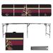 Arizona Coyotes Striped Design 8' Portable Folding Tailgate Table