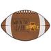 FANMATS NCAA Iowa State Southern Football 35 in. x 22 in. Non-Slip Indoor Only Door Mat Synthetics in Brown | 22 W x 35 D in | Wayfair 21121