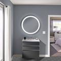 Robern Vitality Lighted Mirror Collection Sleek & Chic Modern Bathroom/Vanity Mirror Metal in White | 30 H x 36 W x 1.75 D in | Wayfair