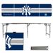 New York Yankees Striped Design 8' Portable Folding Tailgate Table