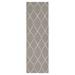 White 30 x 0.39 in Indoor Area Rug - Winston Porter Jouanna Geometric Handmade Flatweave Wool Taupe/Cream Area Rug Wool | 30 W x 0.39 D in | Wayfair