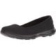 Skechers Go Walk LTE Womens Casual Shoes Ballet Flat Slip On Black 5.5 (38.5)