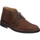 Loake Mens Sahara Classic Desert Boots with Rubber Sole in Black,Navy,Brown and Beige Suede (7 UK, Brown Suede)