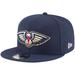 Men's New Era Navy Orleans Pelicans Official Team Color 9FIFTY Snapback Hat