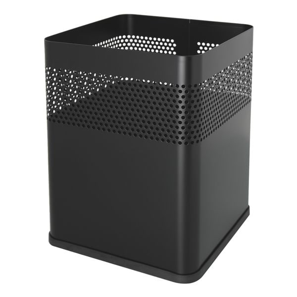 helit Papierkorb »the dot H25159« 18 L schwarz, 24x32.5x24 cm