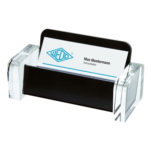 Wedo Visitenkartenhalter »acryl exklusiv« schwarz, 11.5x5.5x5 cm Image