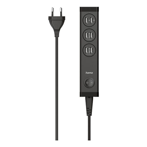 Hama USB-Ladestation schwarz Image