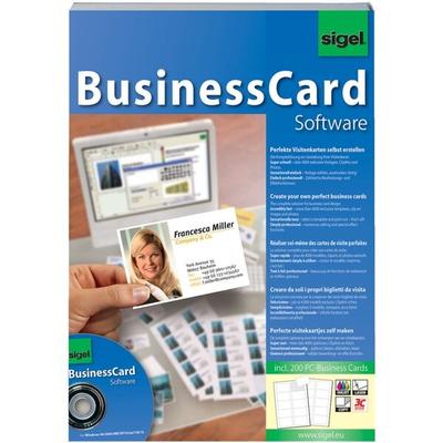 BusinessCard Software SW670, Software für Visitenkarten, Sigel