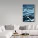 Trademark Fine Art Jeff Tift In the Land of Ice & Snow - Wrapped Canvas Graphic Art Print Metal in Black/Blue | 32 H x 22 W x 2 D in | Wayfair