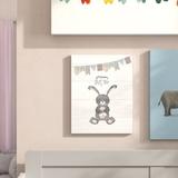 Harriet Bee Ramm Somebunny Loves You Decorative Plaque Framed Art Wood in Brown | 19 H x 13 W x 0.5 D in | Wayfair 1A297924A8DC4875BFB004D5B97FECF0