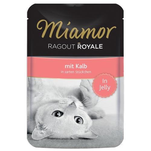 22 x 100g Ragout Royale Kalb in Jelly Miamor Katzenfutter nass