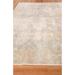 Blue/White 72 W in Area Rug - EXQUISITE RUGS Cassina Oriental Hand Loomed Beige/Blue/Ivory Area Rug Viscose, Bamboo | Wayfair 2546-6'X9'