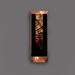 Harvey Copper & Acrylic Nexus Galaxy Fountain w/ Light in Brown | 60 H x 25 W x 7 D in | Wayfair 0023