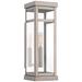 Hopewell 15" High Brushed Nickel Outdoor Wall Light